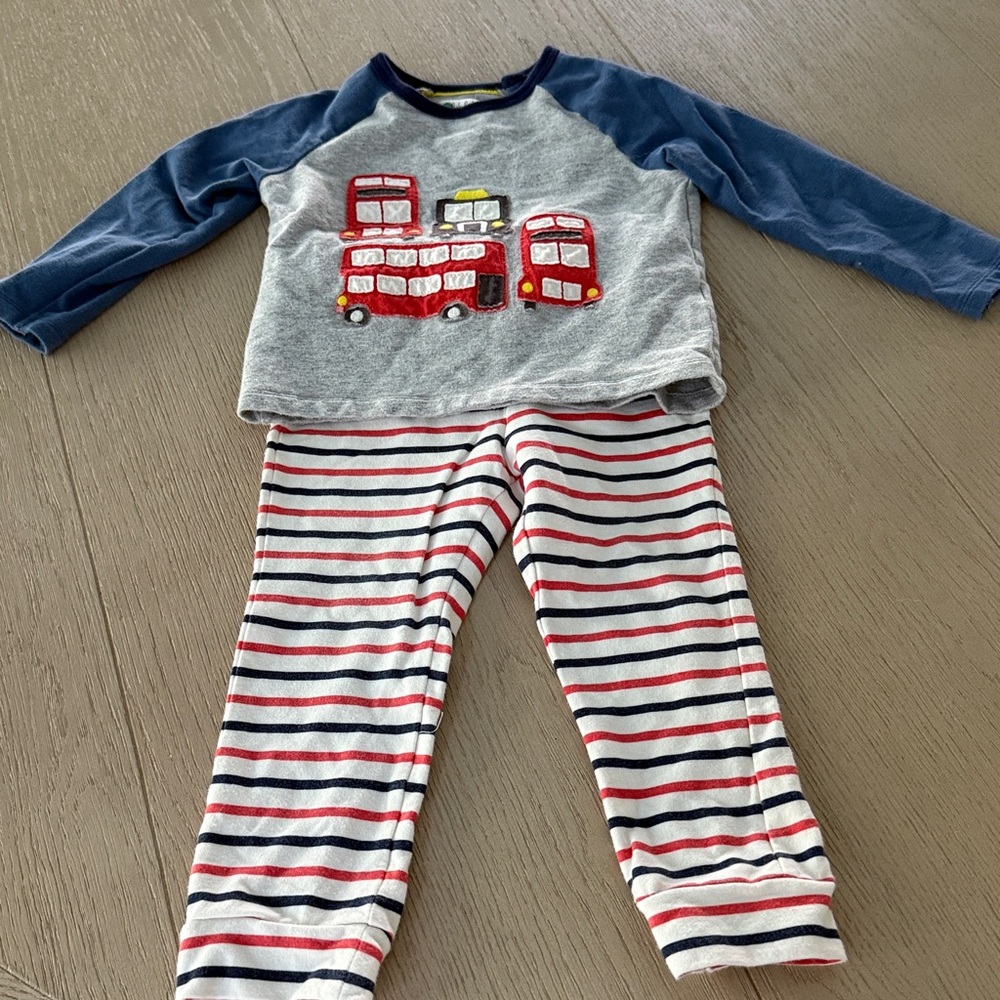 Baby Boden London Bus Appliqué Set